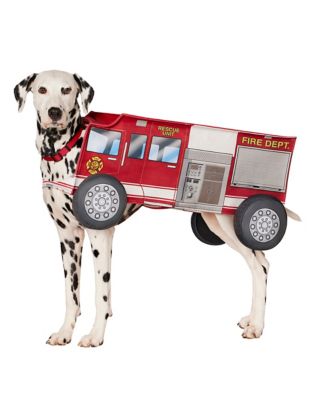 Firetruck Pet Costume - Spirithalloween.com