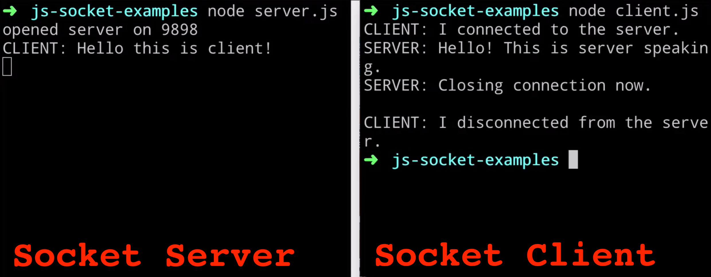 Creating A Socket In JavaScript