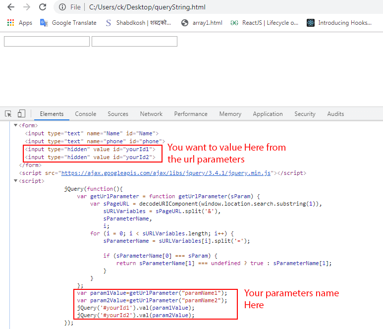 How To Add Query String Parameters To A URL Using JavaScript