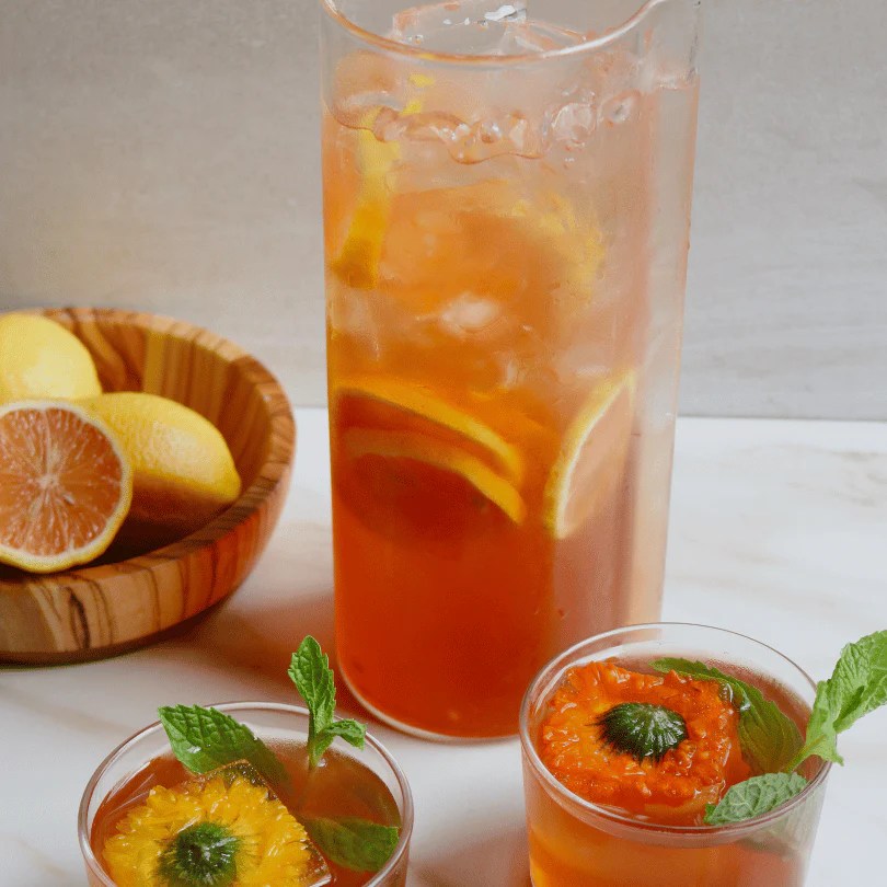 NonAlcoholic SPICED Pink Lemonade Cocktail Spiritless