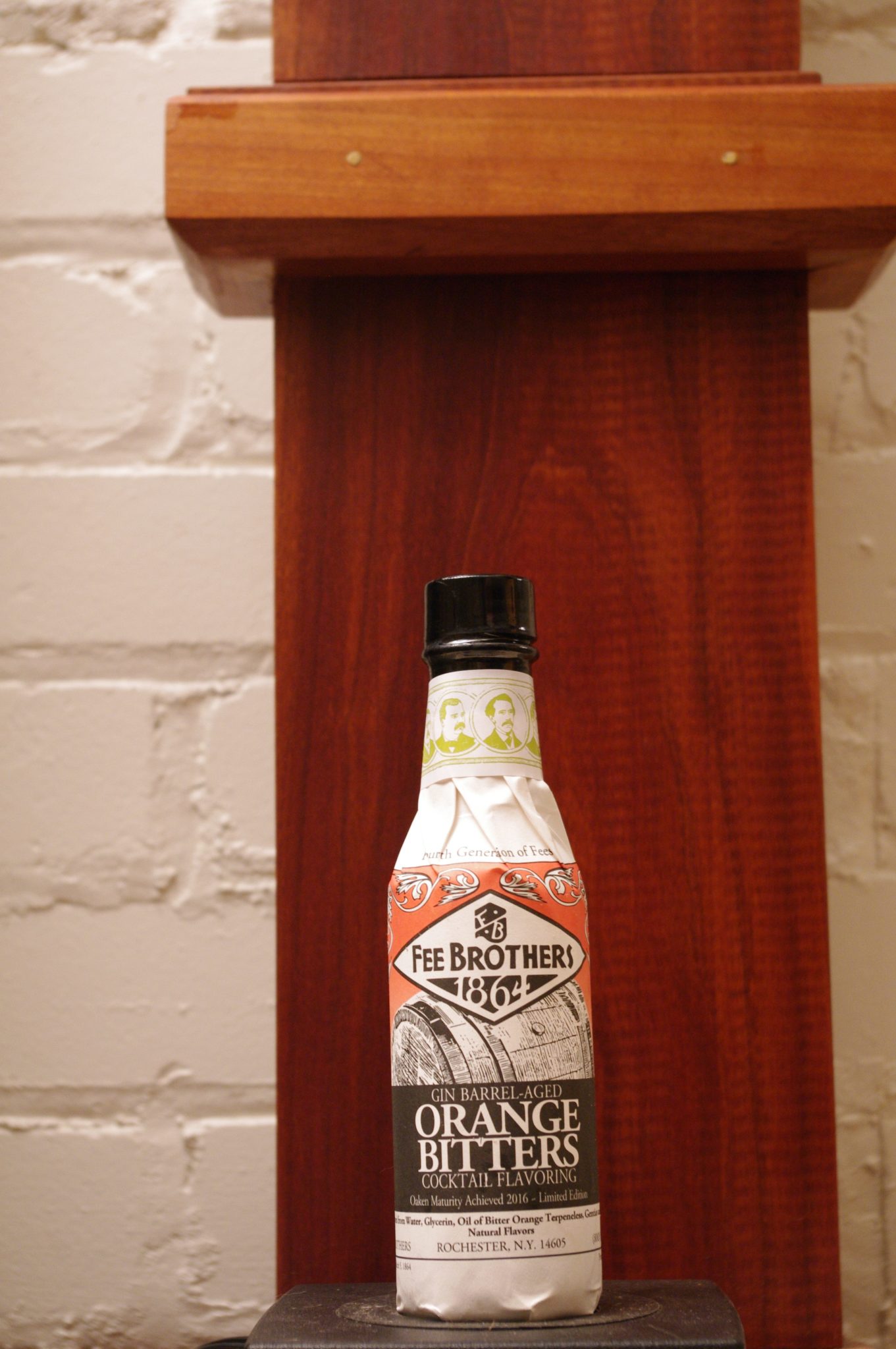 Fee Brothers Gin Barrel Aged Orange Bitters Batch 4 or 2016 Edition