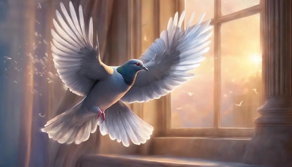 7 Spiritual Meanings Of Pigeon Flying Into Window