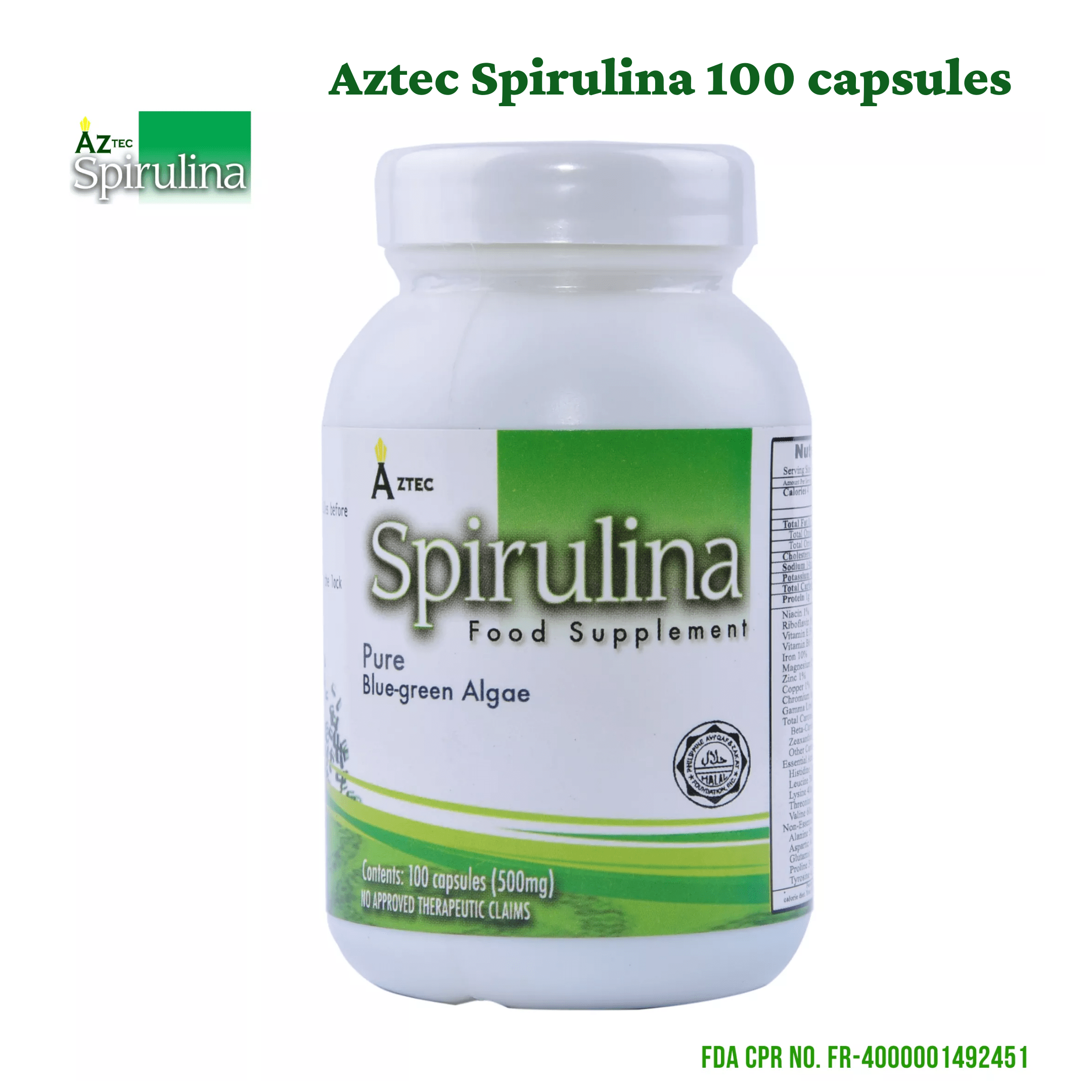 Products Aztec Spirulina