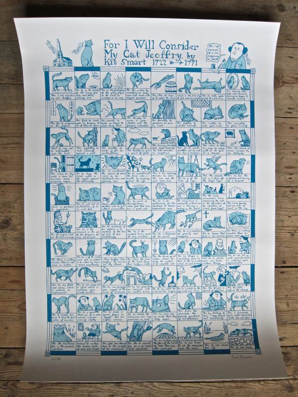 Paul Bommer & Christopher Smart & His Cat Jeoffry Spitalfields Life