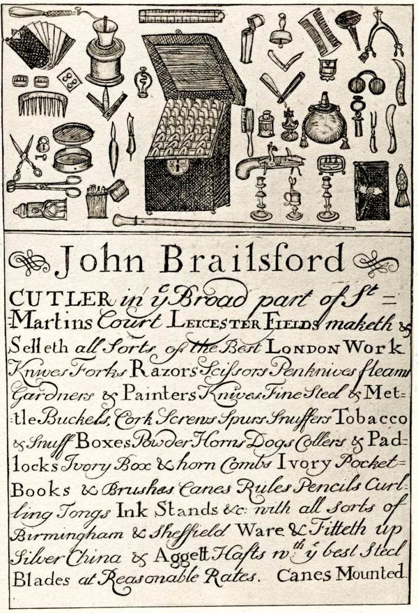 The Trade Cards of Old London Spitalfields Life