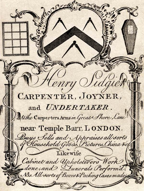 The Trade Cards of Old London Spitalfields Life