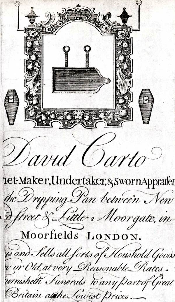 Furniture Trade Cards of Old London Spitalfields Life