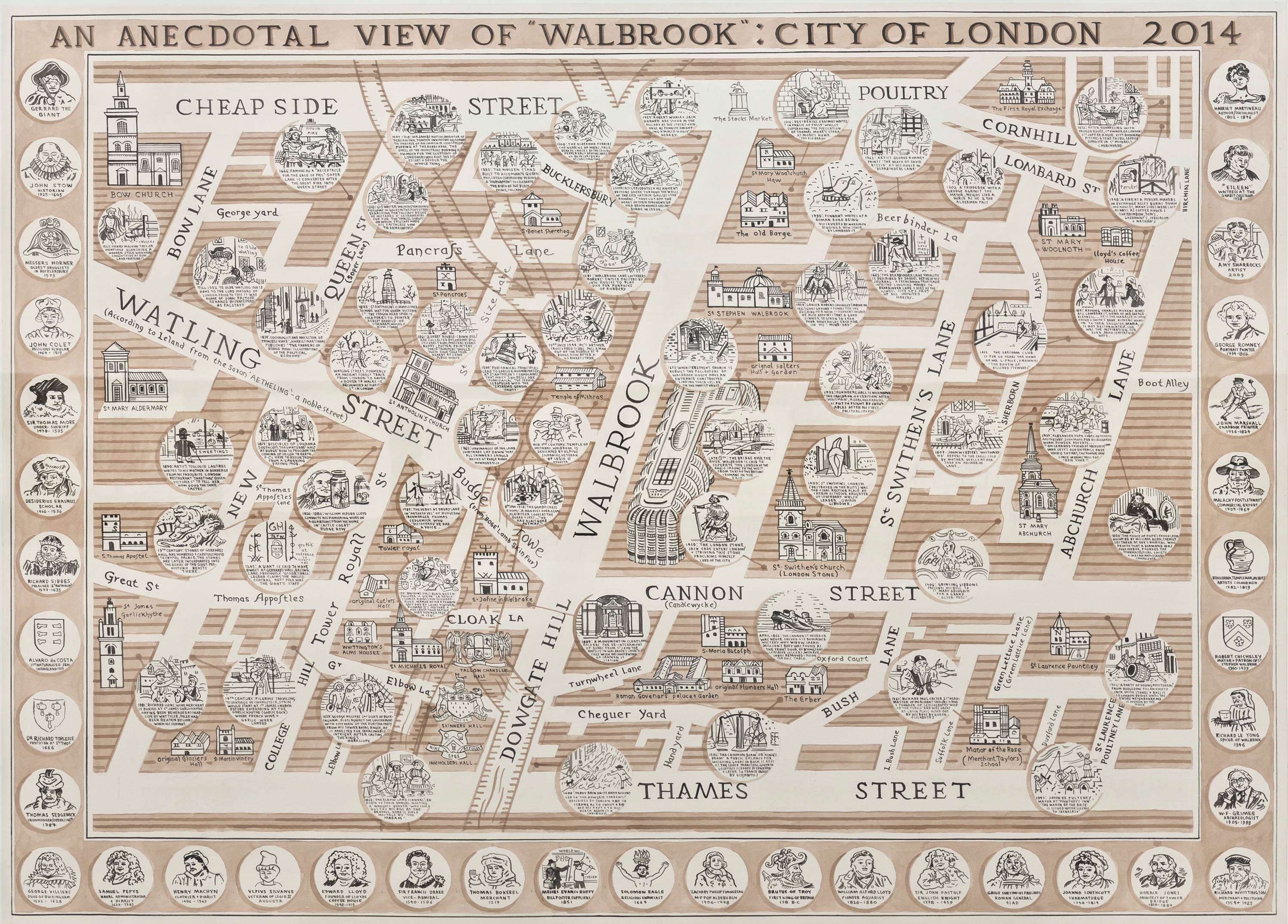 Adam Dant The Budge Row Bibliotheque Spitalfields Life adam-dant-the-budge-row-bibliotheque-spitalfields-life