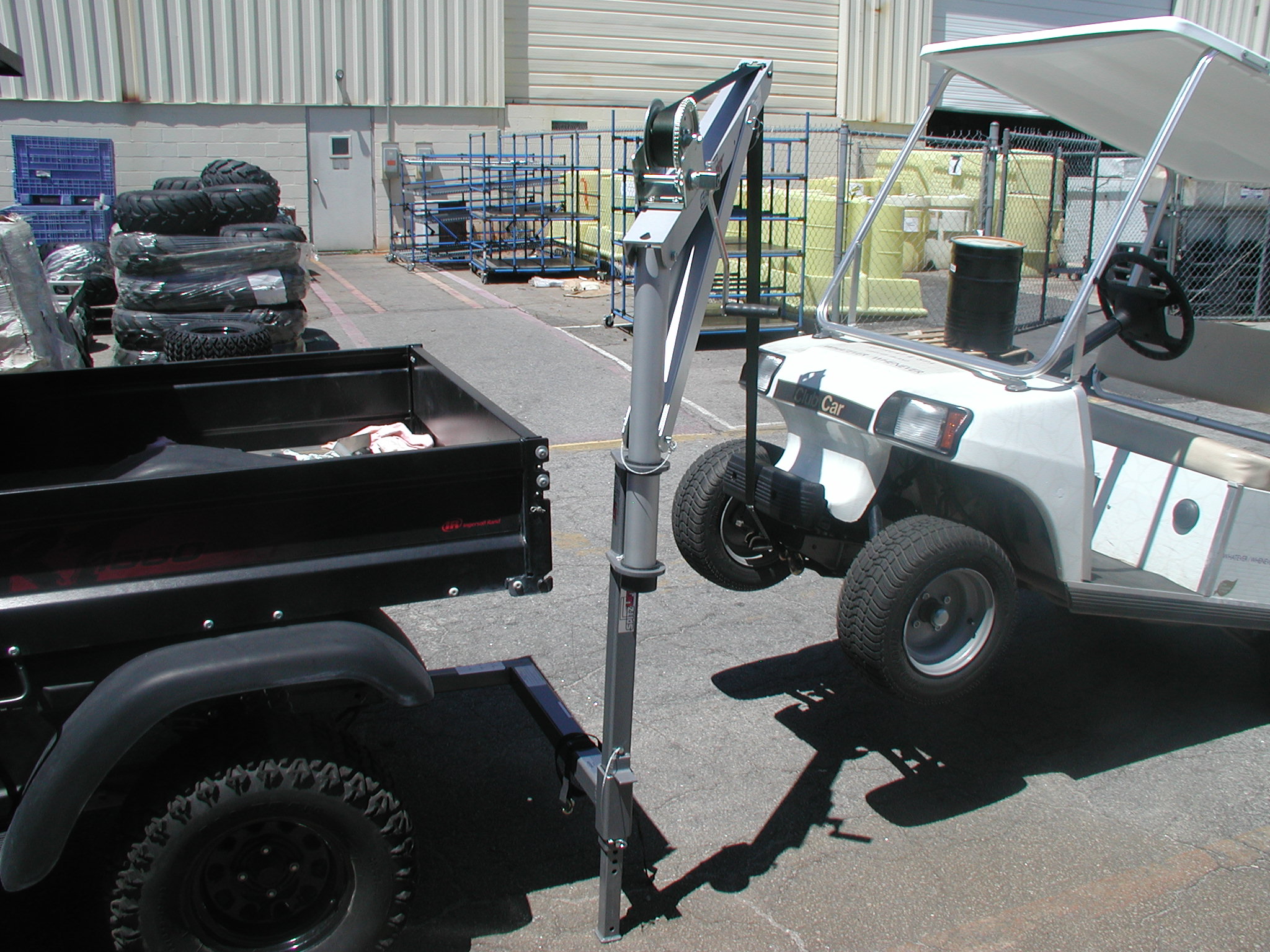 Receiver Hitch Cranes SpitzLift Portable Crane