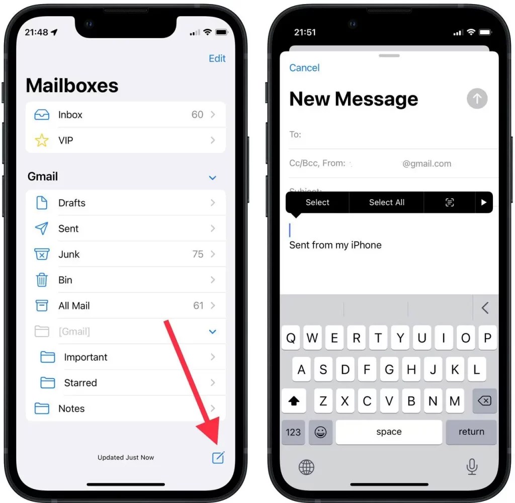 How to attach a photo or other file to an email on iPhone Splaitor
