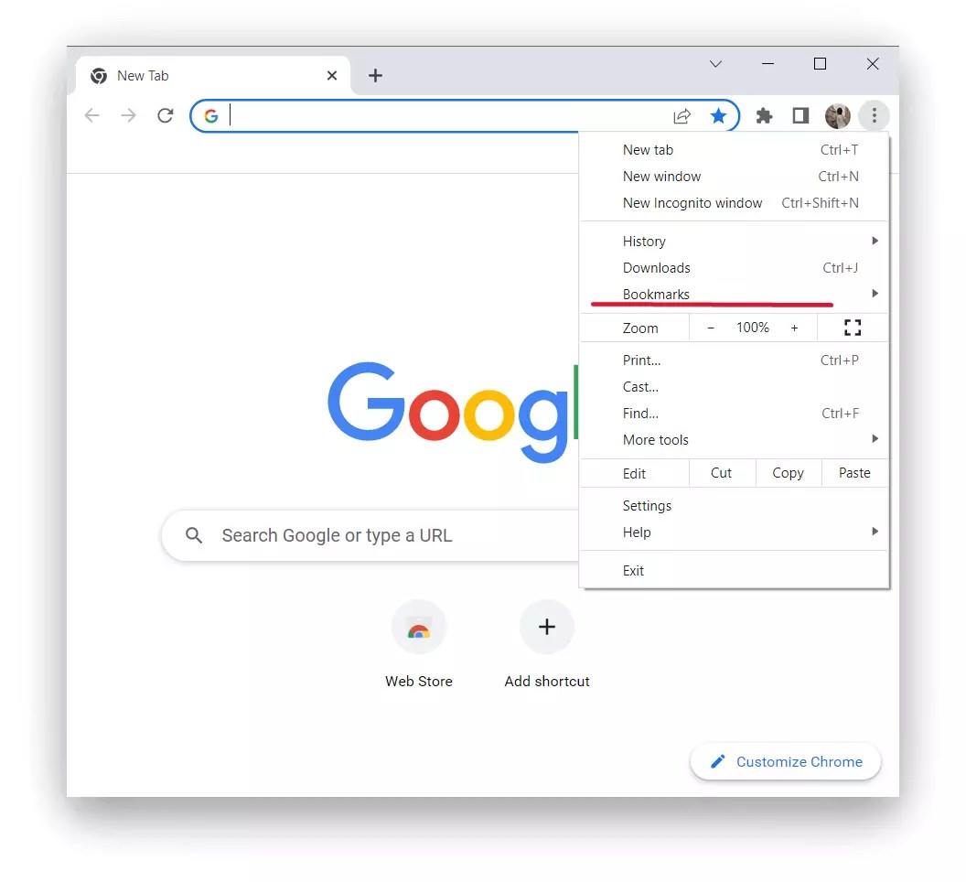Where are Google Chrome bookmarks stored Splaitor