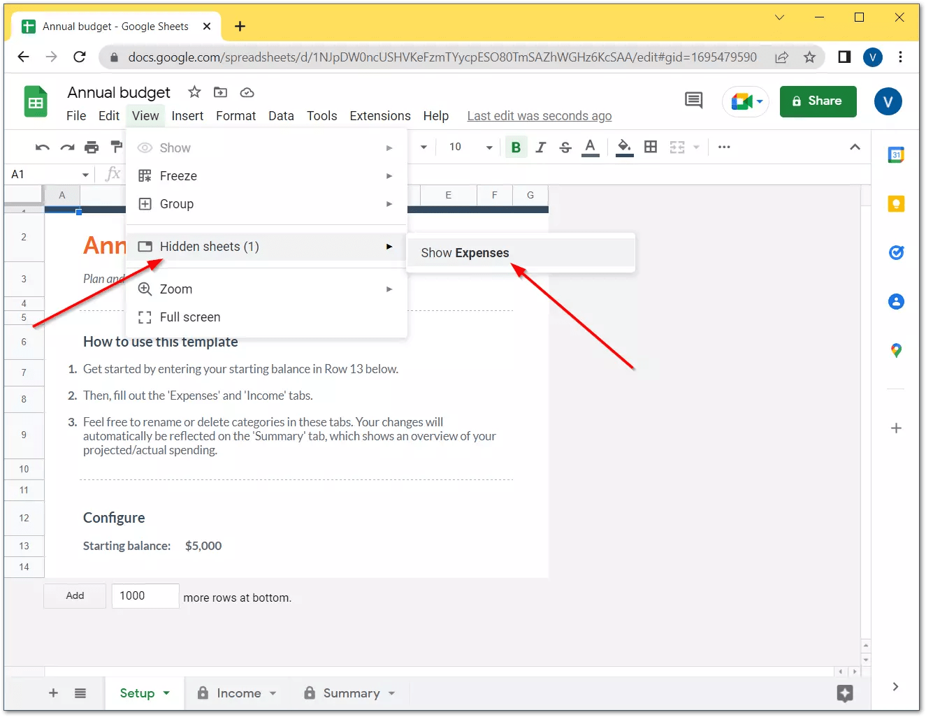 How to hide tabs from specific people in Google Sheets Splaitor