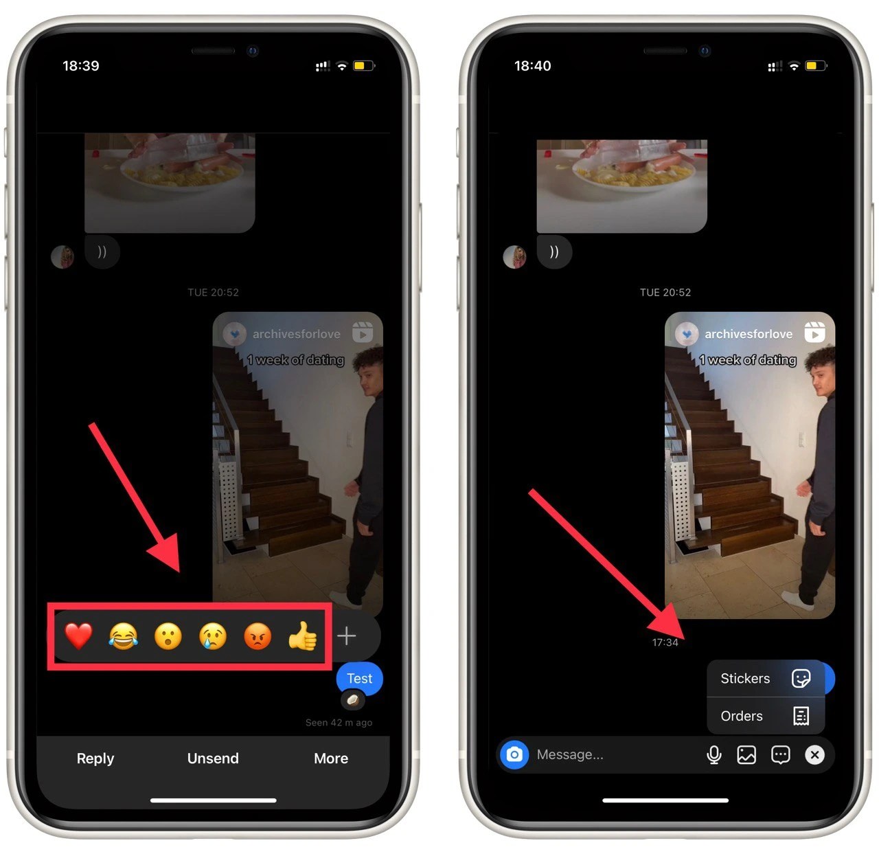 How to change emoji reaction in direct messages on Instagram Splaitor