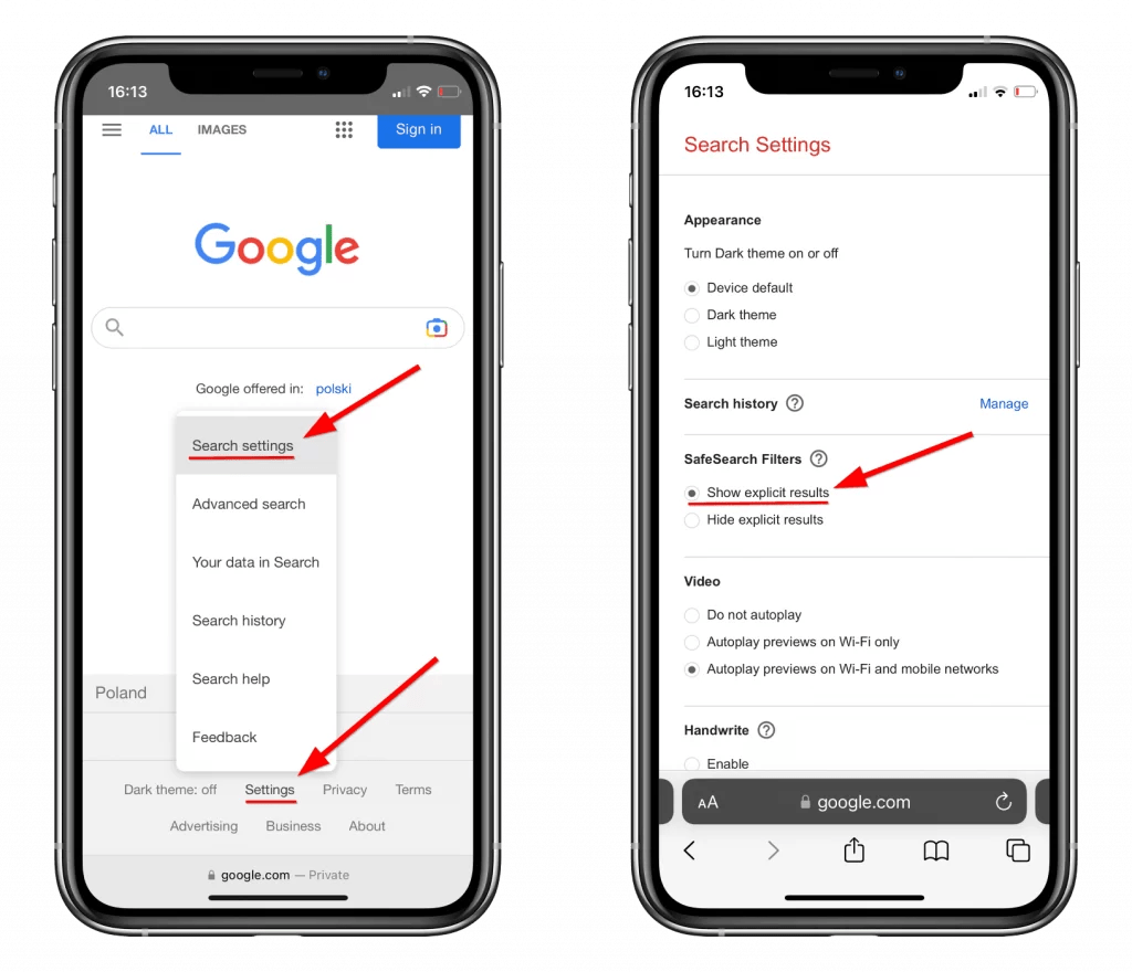 How to turn off Google SafeSearch on desktop or mobile devices Splaitor