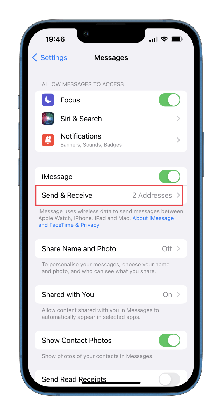 How to fix iCloud and iMessage accounts are different Splaitor