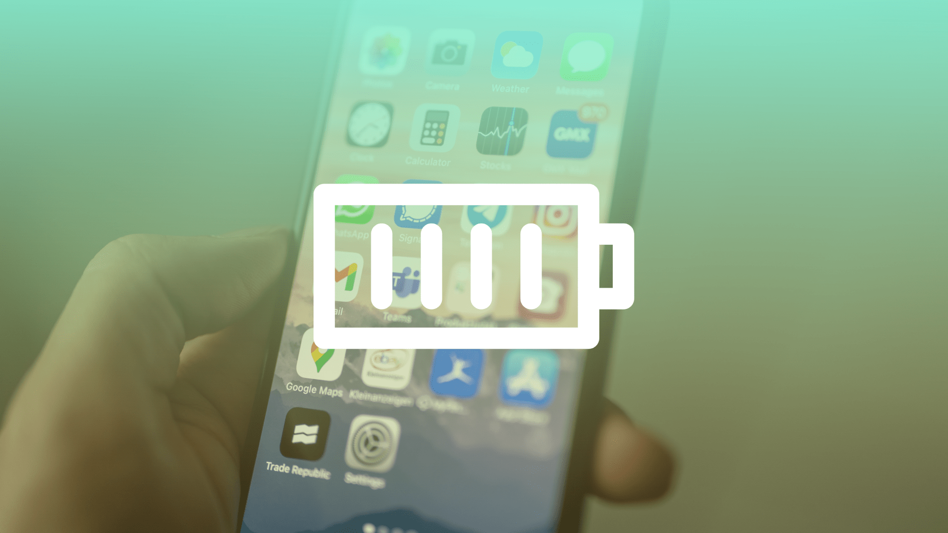 Can you color the battery indicator on your iPhone? Splaitor