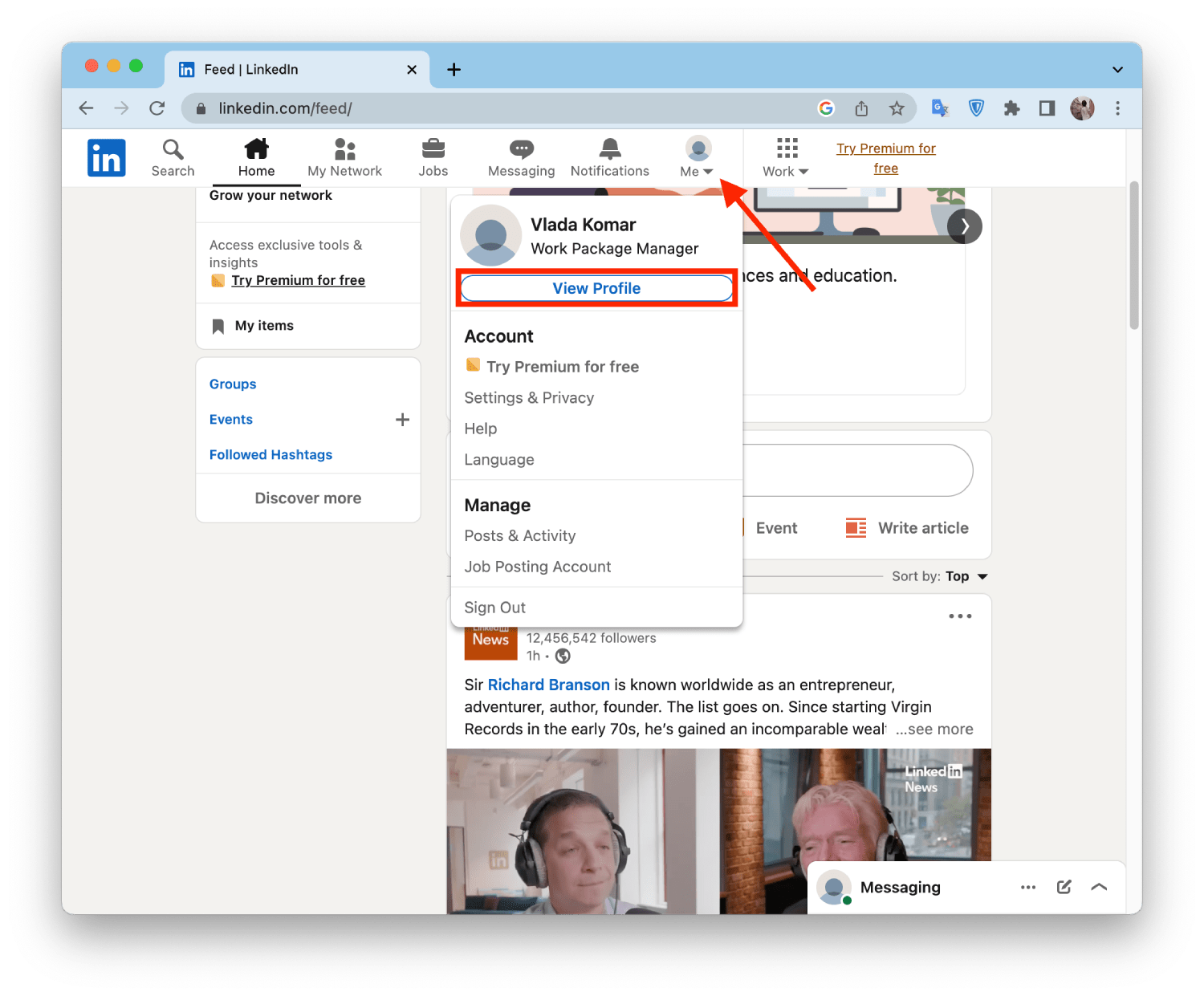 How to save and find saved items on Linkedin Splaitor