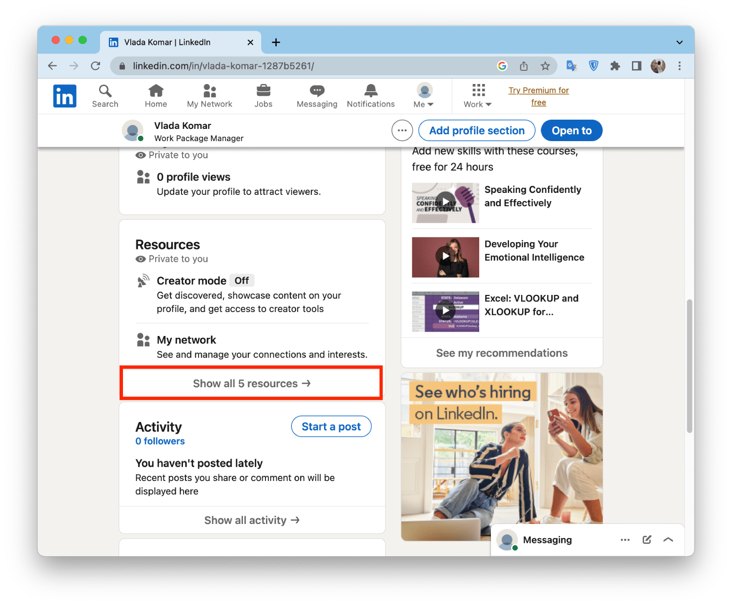 How to save and find saved items on Linkedin Splaitor