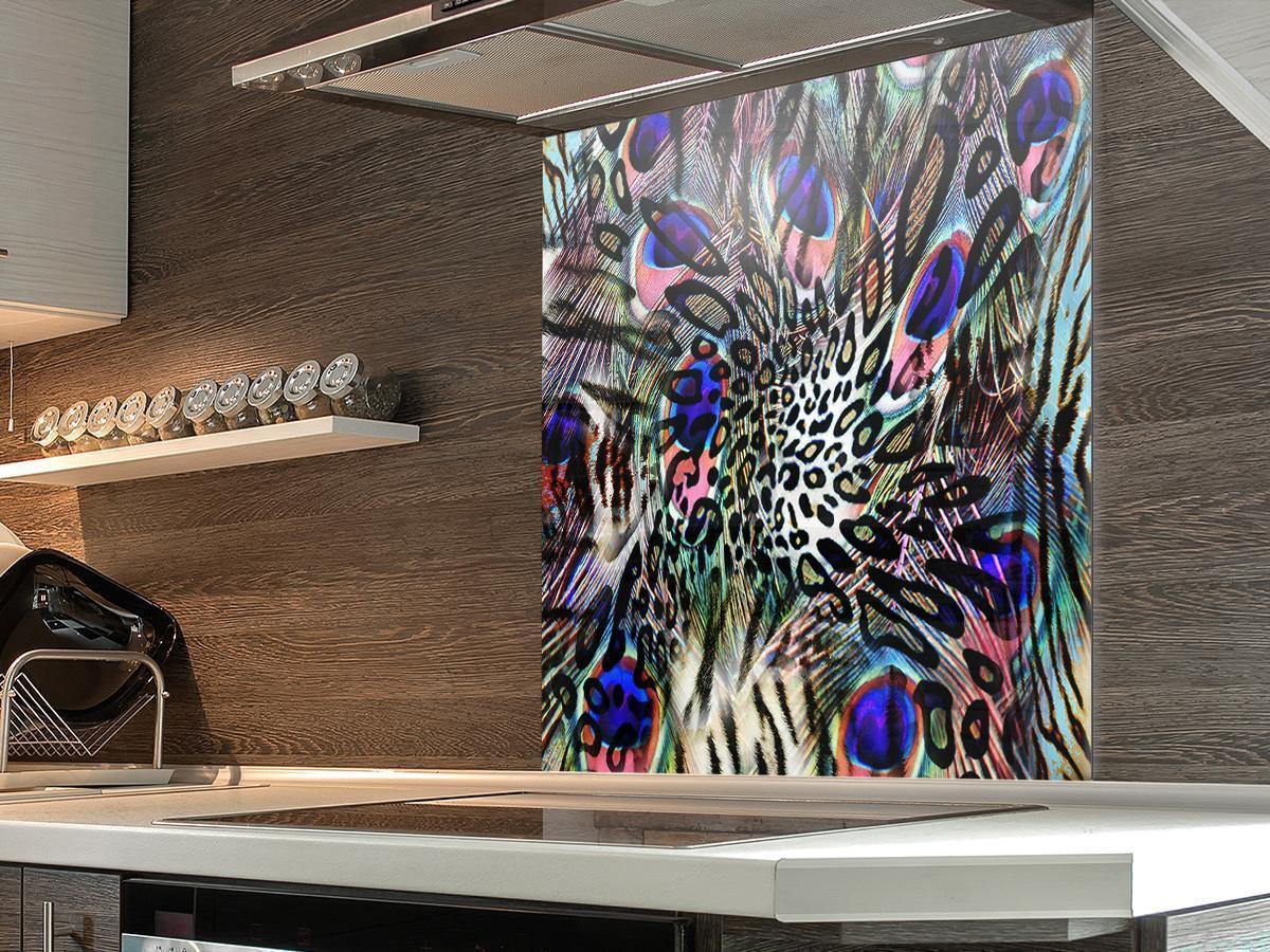 Leopard Print Kitchen Splashback Splashbacks