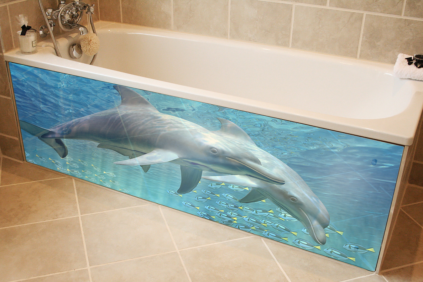 Dolphin Glass Bath Panel Splashbacks
