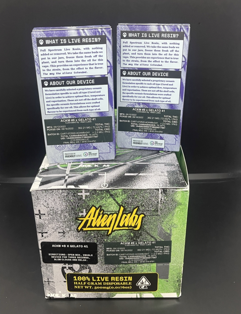 Alien Lab Disposable (Live RESiN ) New Edition Splash Bros.