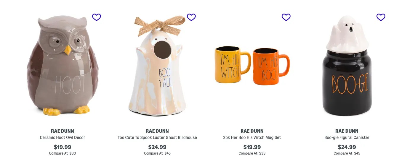 Rae Dunn Halloween items spotted online at Marshalls Splash of Spooky
