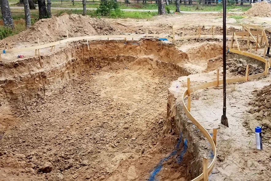 Swimming Pool Excavation Splash Pad Pool Builder