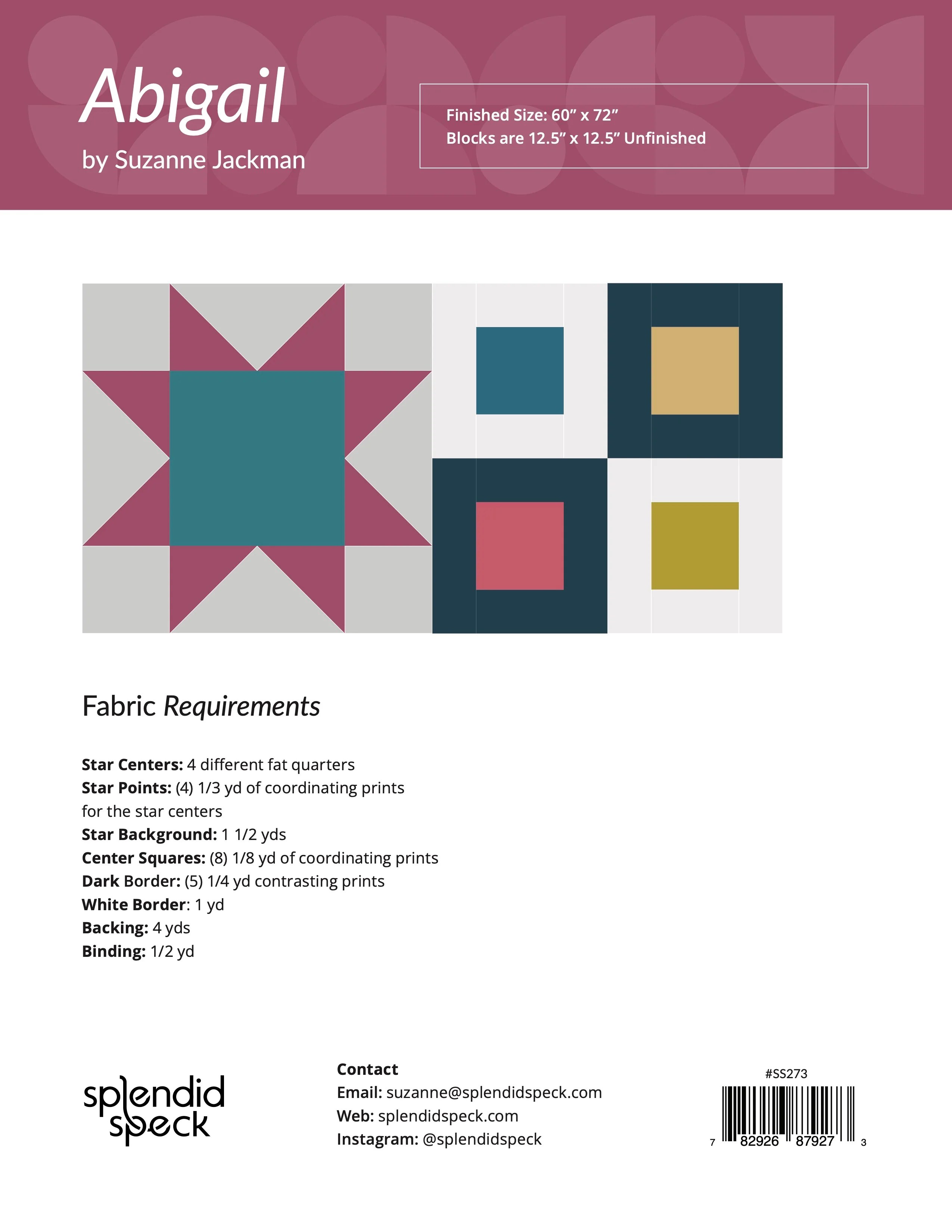 Abigail Quilt Pattern PDF