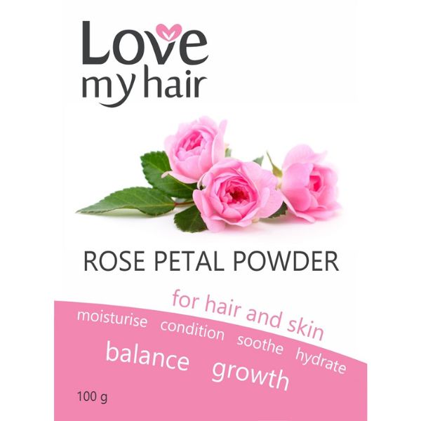 Love My Hair Rose Petal Powder 100g Splendit