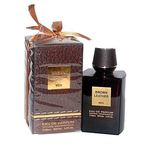 Brown Leather Fragrance World EDP 100ML SPLENDORBYMO