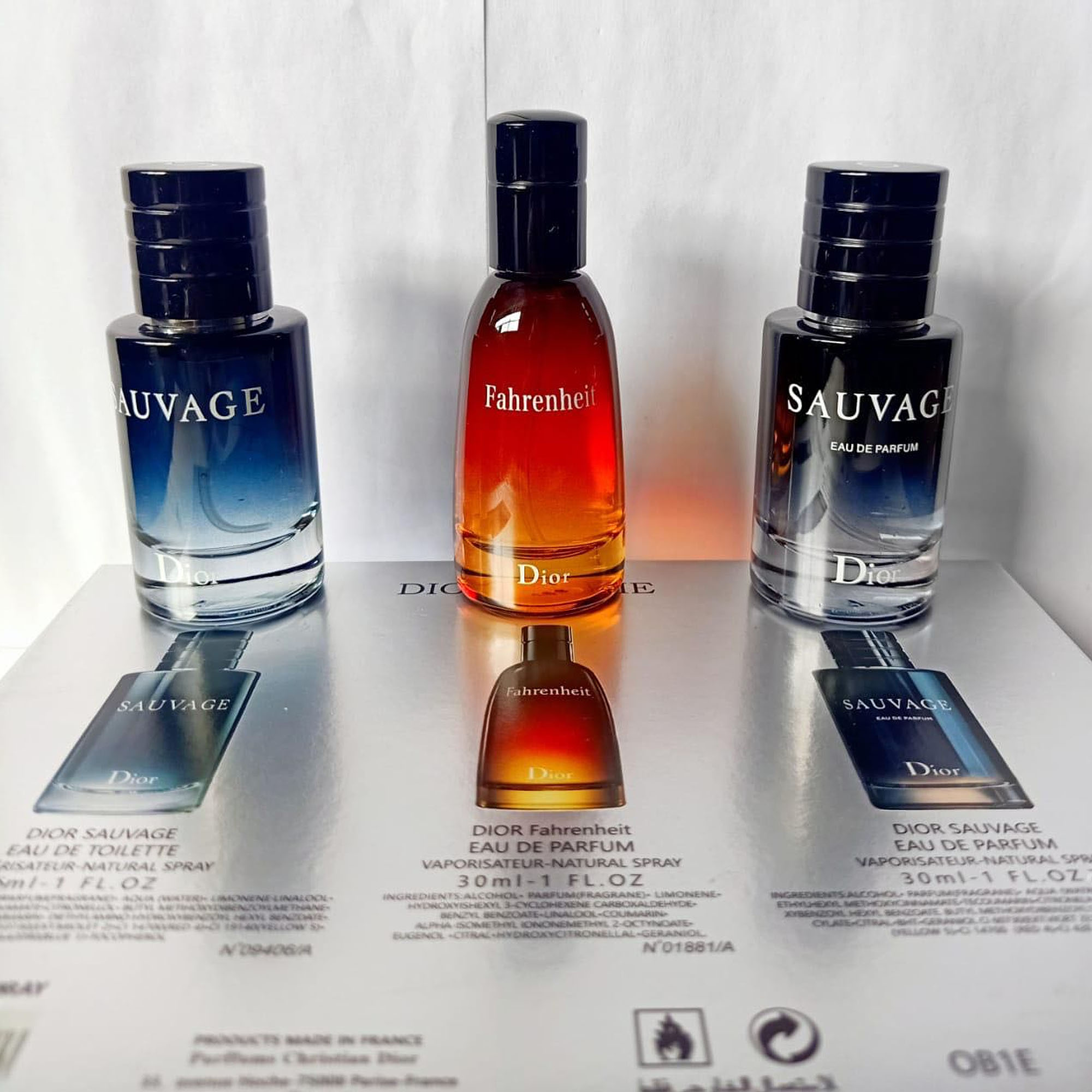 Dior Homme Parfum Gift Set for Men 3 x 30ml SPLENDORBYMO