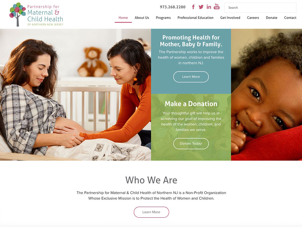 NonProfit Web Design, Website for NonProfit, Web Design Charity