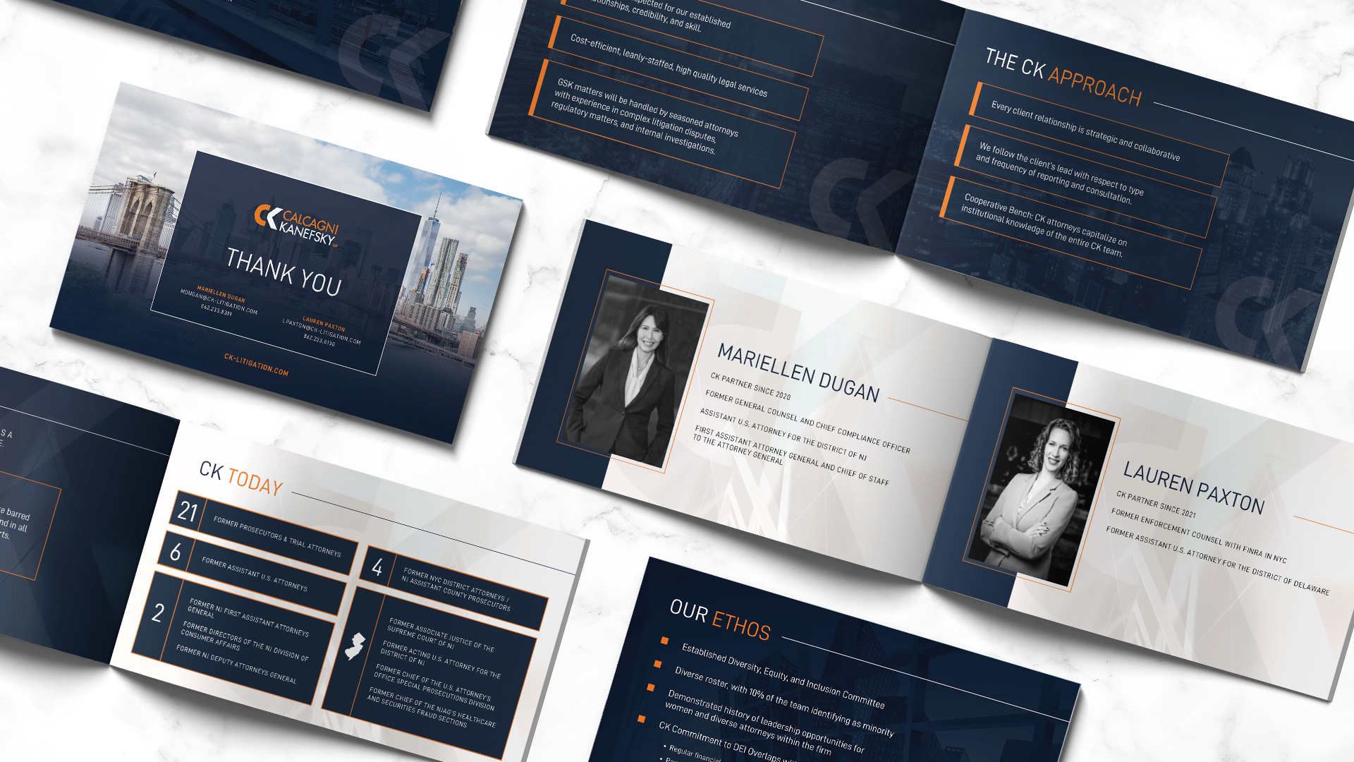 Calcagni & Kanefsky LLP site Design & Branding Splendor