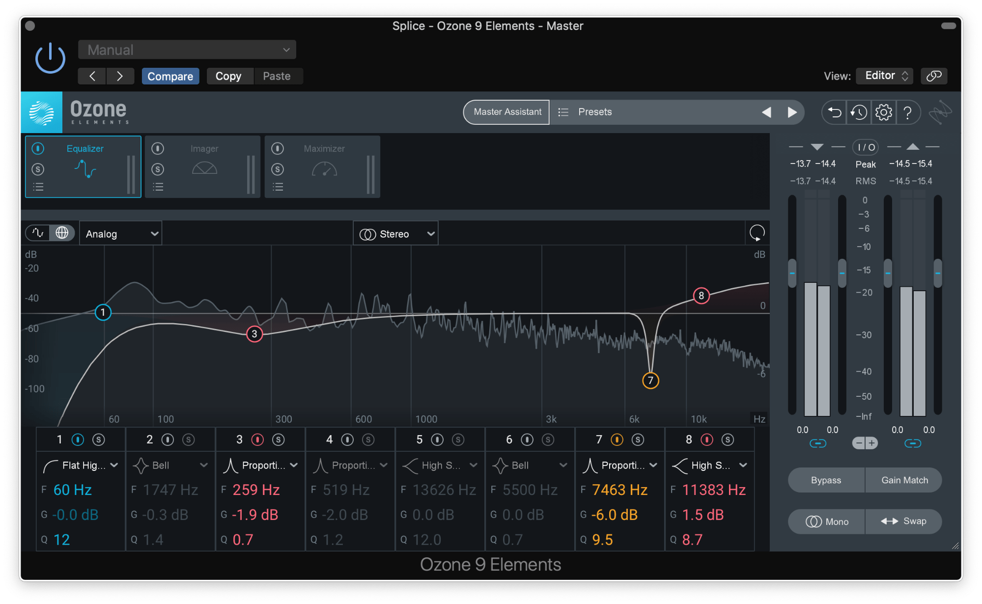 Mastering basics with iZotope's Ozone 9 Elements EQ Blog Splice