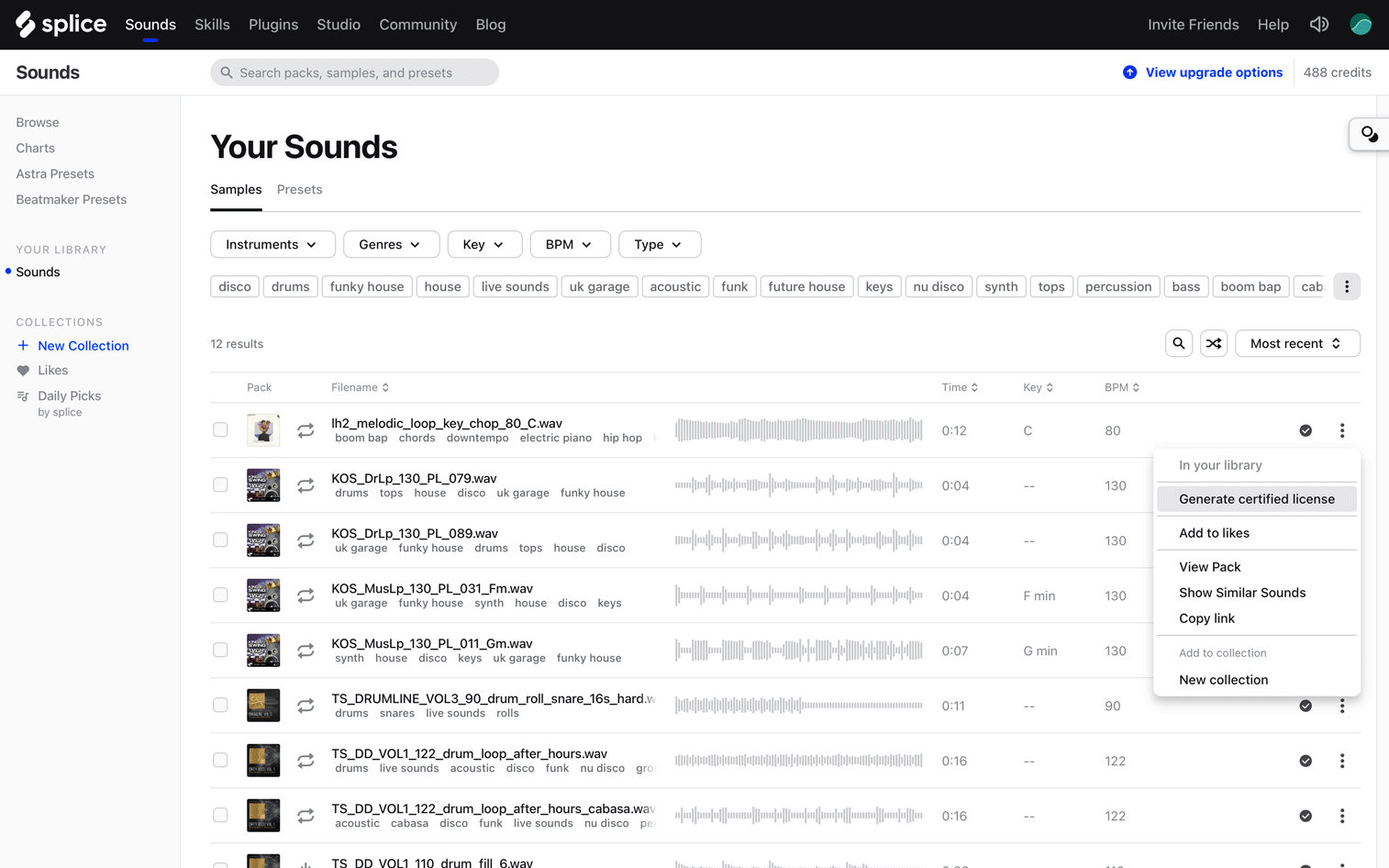 Generate a certified license for your Splice samples Blog Splice