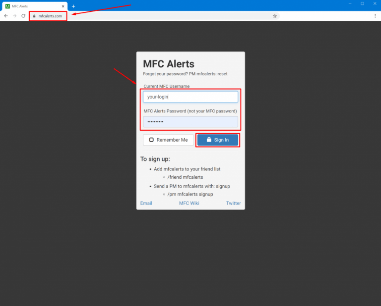 HOW TO ADD MFC ALERTS Splitcam Blog