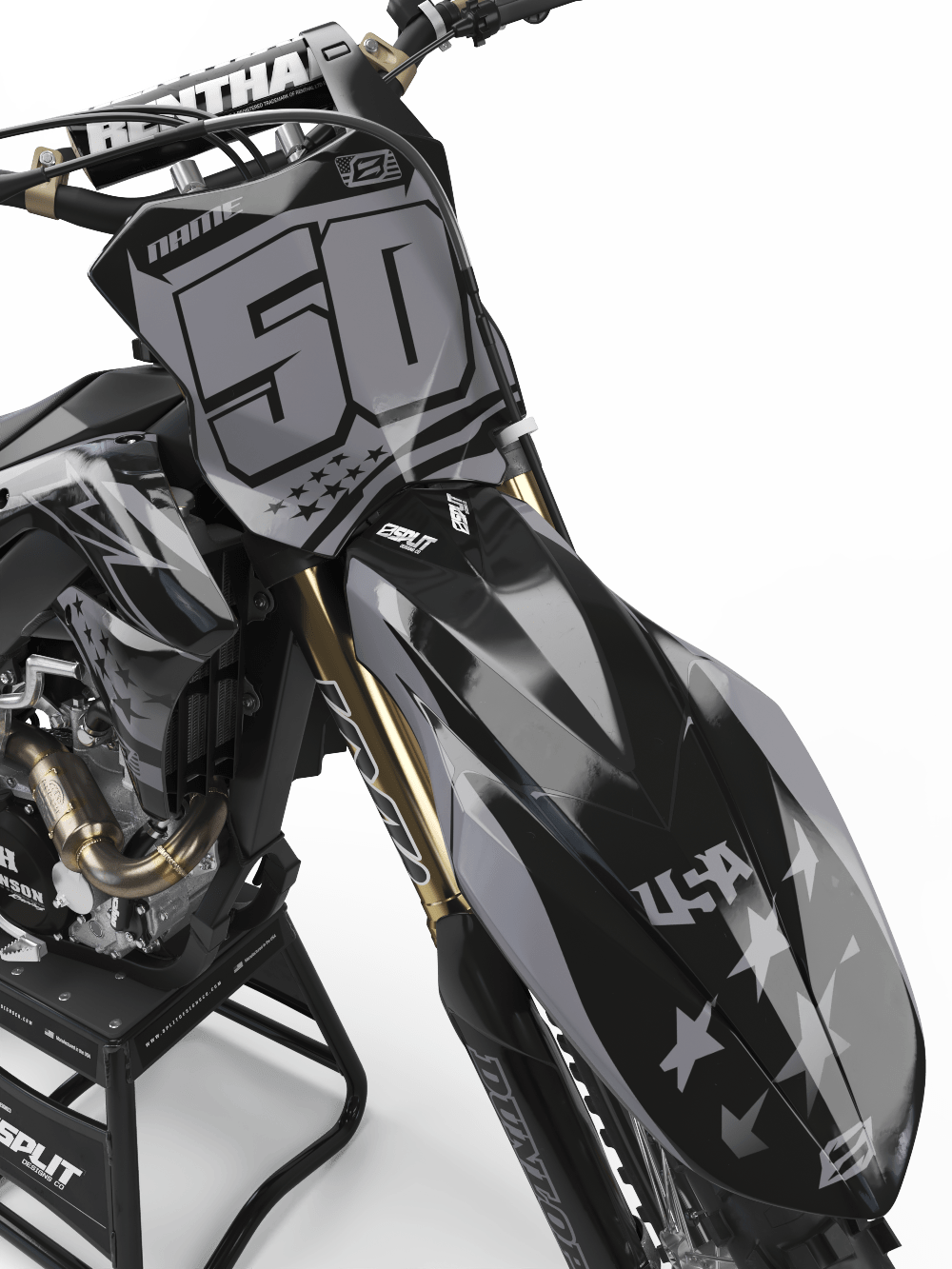 KAWASAKI ‘PATRIOT STEALTH’ KIT Split Designs Co