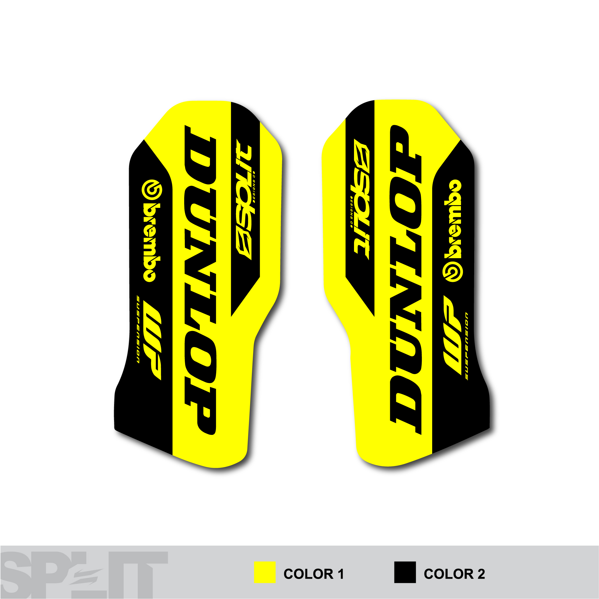 LOWER FORK GUARD GRAPHICS FOR HUSQVARNA’S Split Designs Co