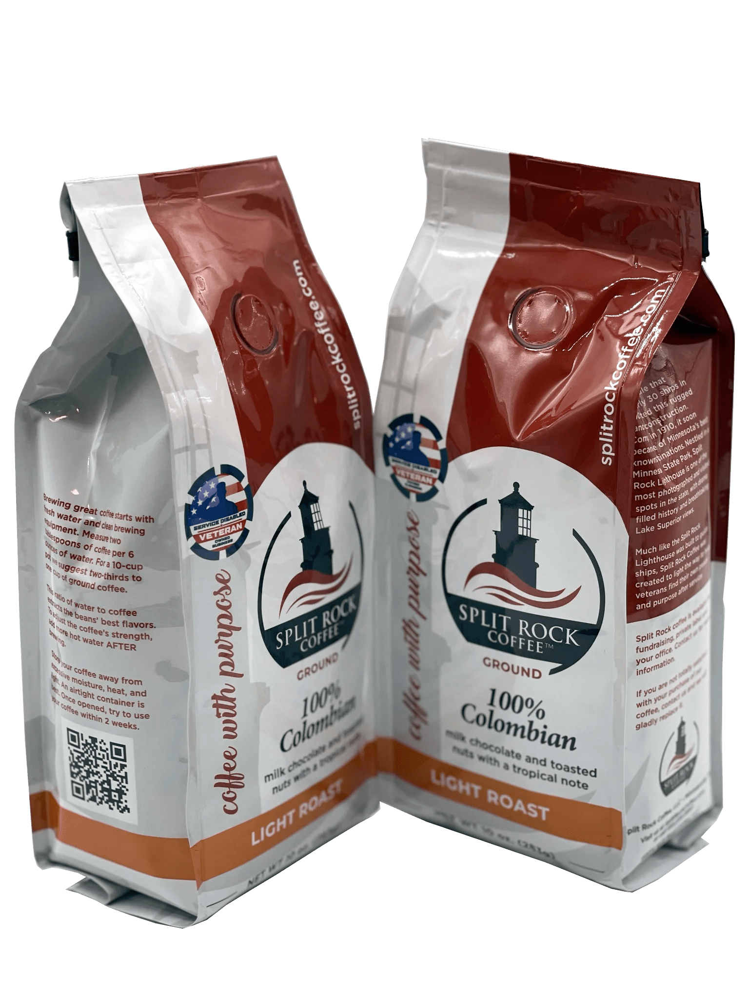 100 Columbian Light Roast Coffee 10 oz. SPLIT ROCK COFFEE