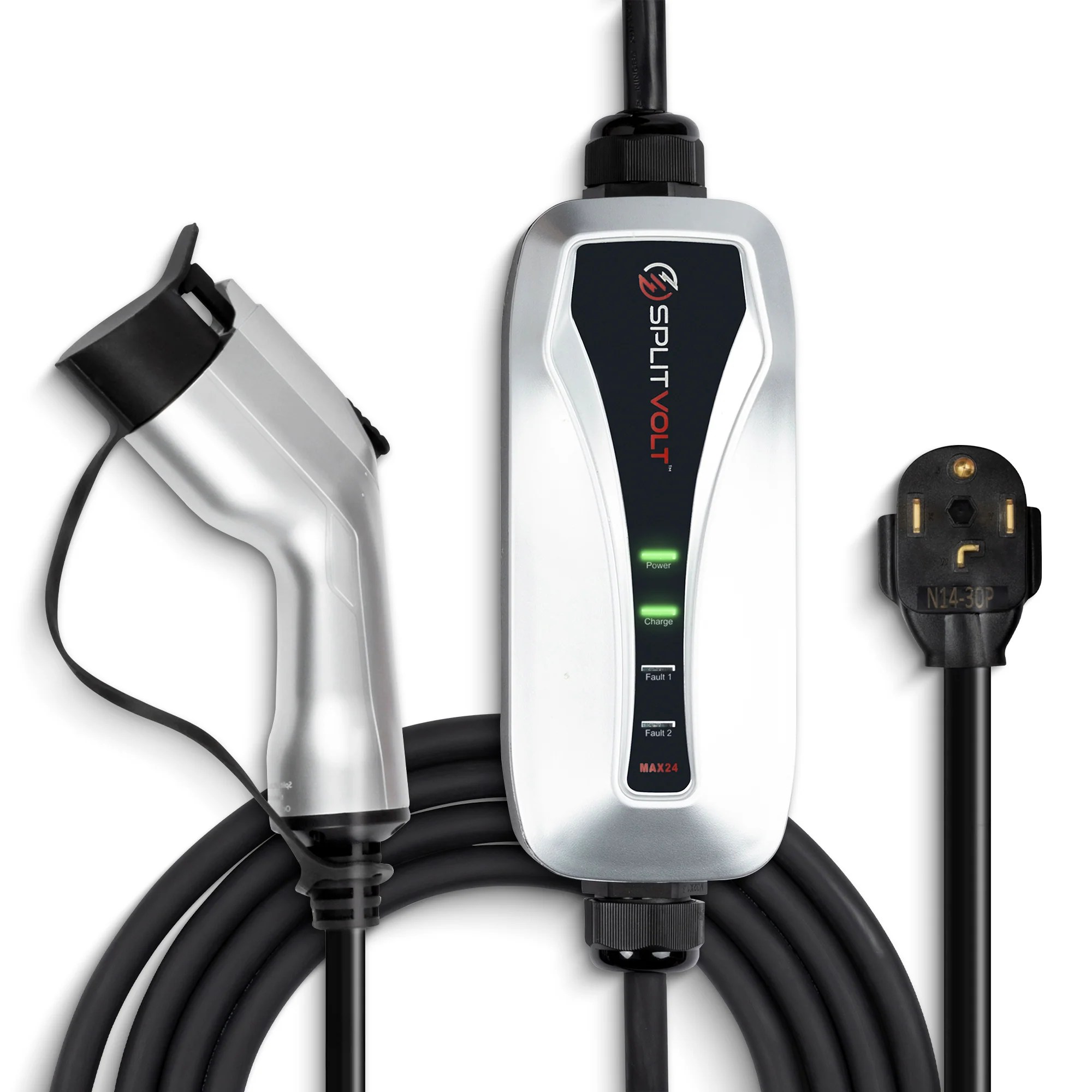 Level 2 Portable EV Charger 24 Amp NEMA 1430 Splitvolt