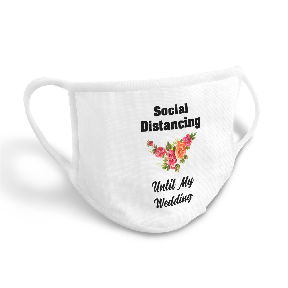 Cotton Washable Reusable Face Mask Social Distancing Until