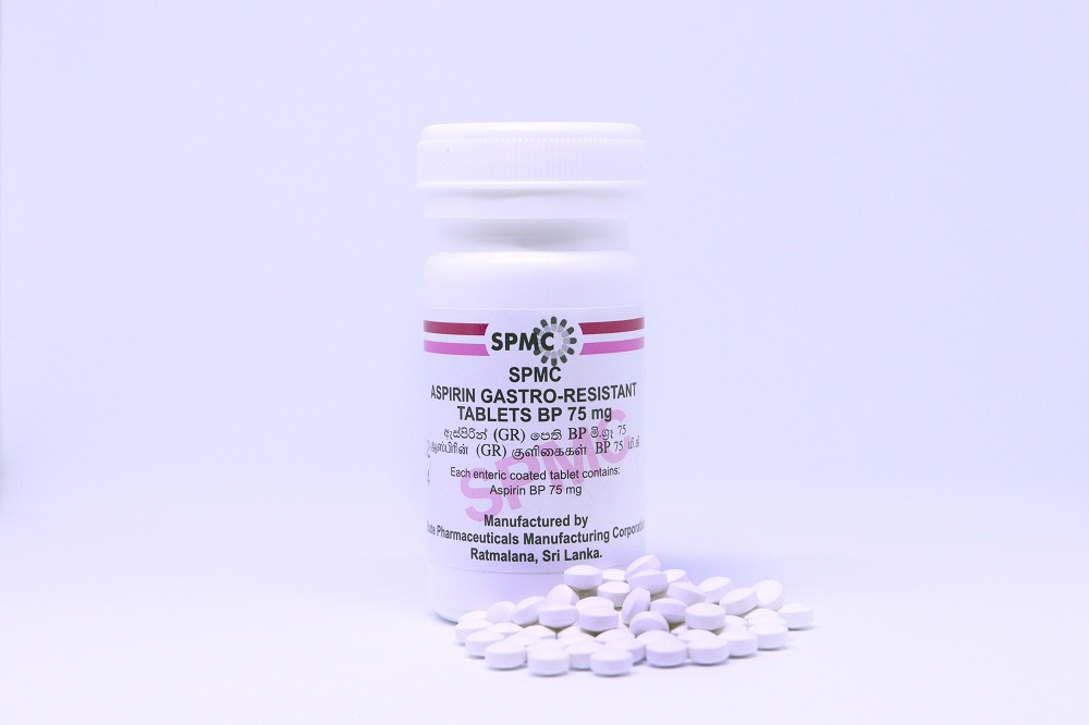 Aspirin GastroResistant Tablets BP 75 mg SPMC State