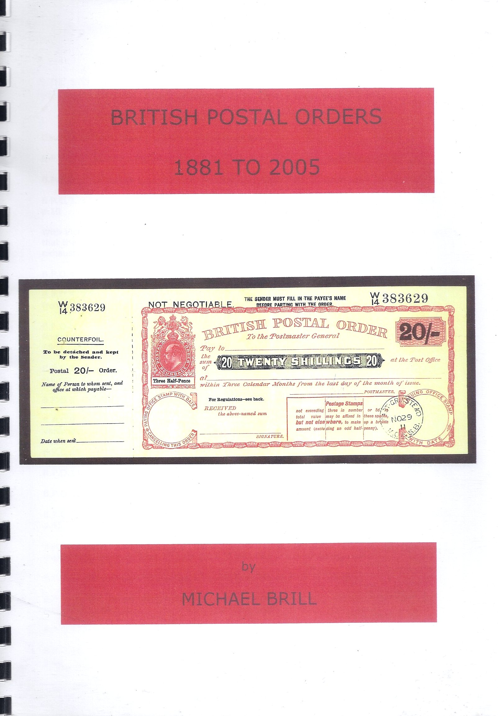 British Postal Orders 1881 to 2005 SPMC