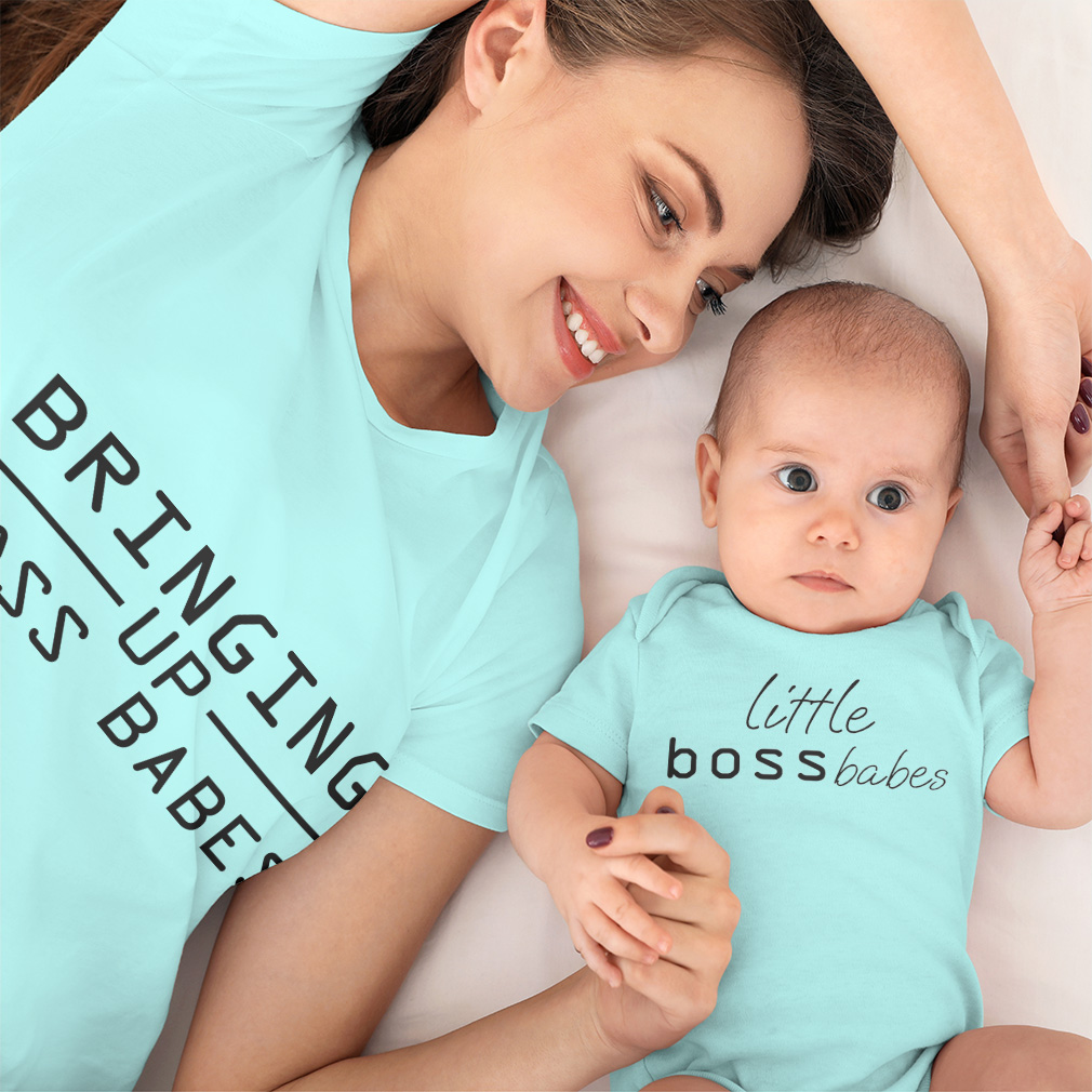 Mom and Baby Matching Outfits Bringing up Boss Babes Little Cotton