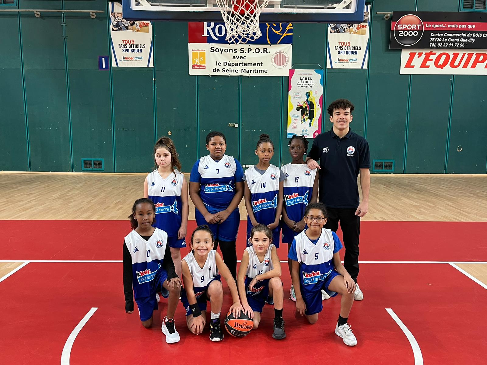 U11 FILLES SPO Rouen Basket Association
