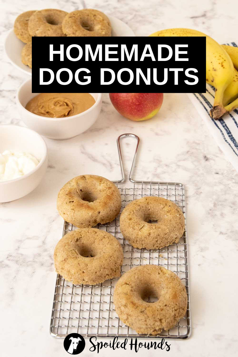 Homemade Dog Donuts Spoiled Hounds
