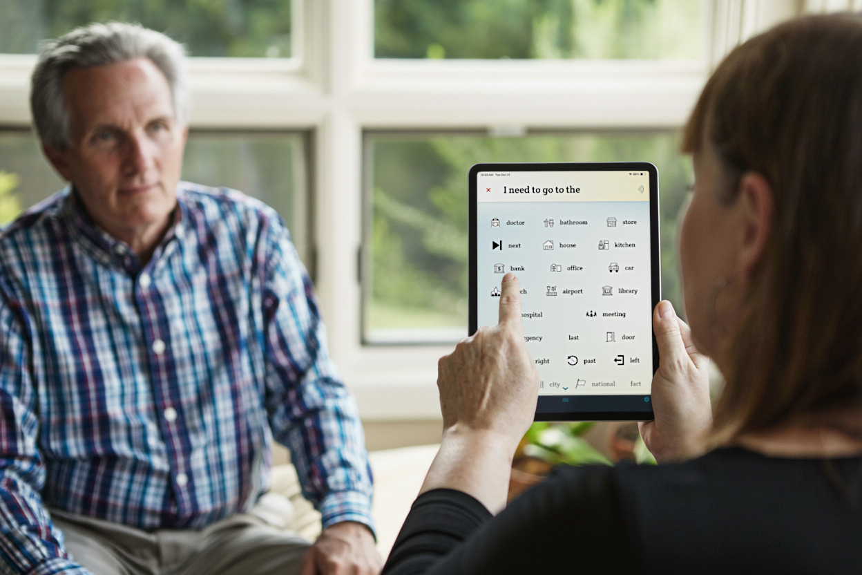 What is AAC? · Spoken · Tap to Talk AAC App