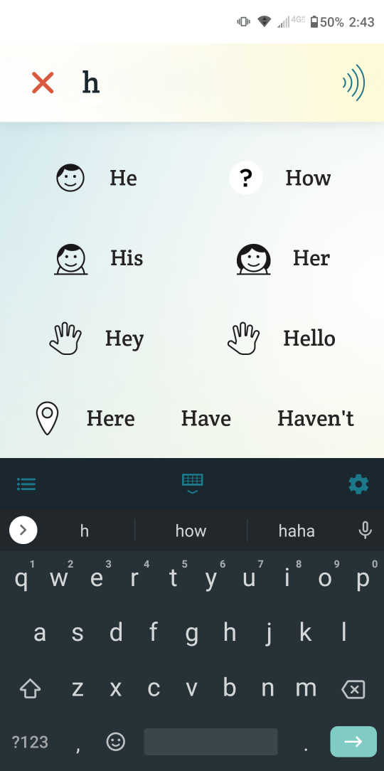 How do I construct a sentence in Spoken? · Spoken · Tap to Talk AAC App