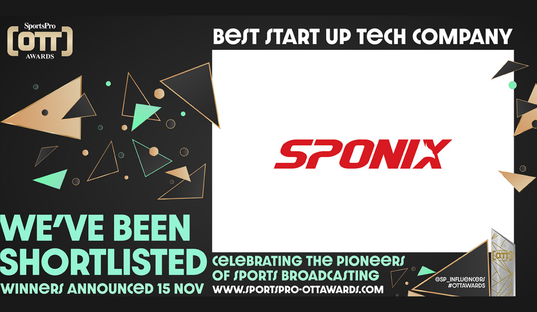 Shortlist of SportsPro OTT Award 2021 Sponixtech
