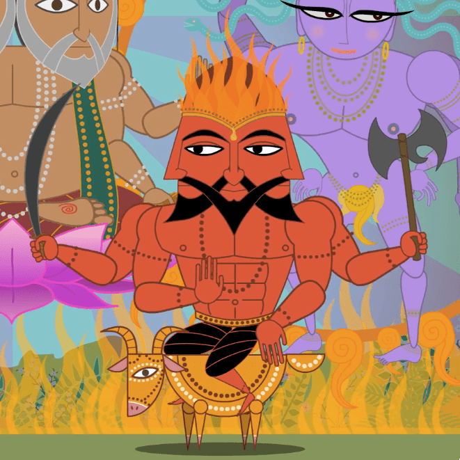 the vedic god of fire was quizlet